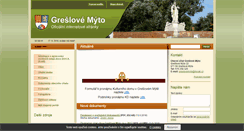 Desktop Screenshot of greslovemyto.cz