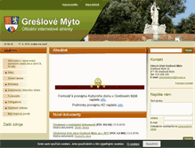 Tablet Screenshot of greslovemyto.cz